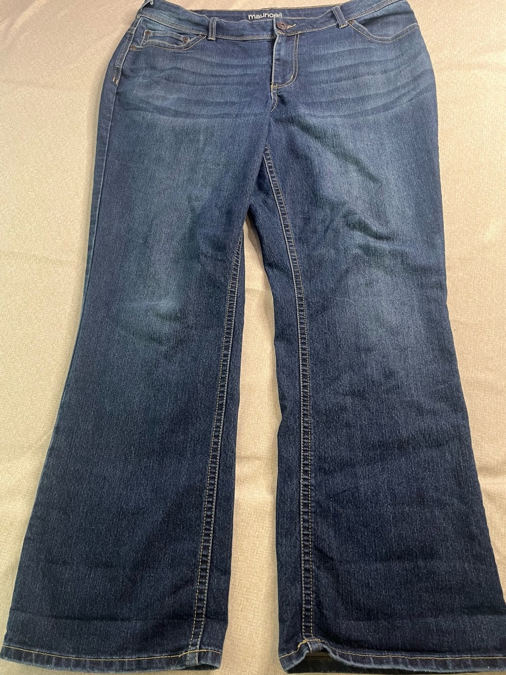 Maurices Dark Blue Wide Leg Jeans